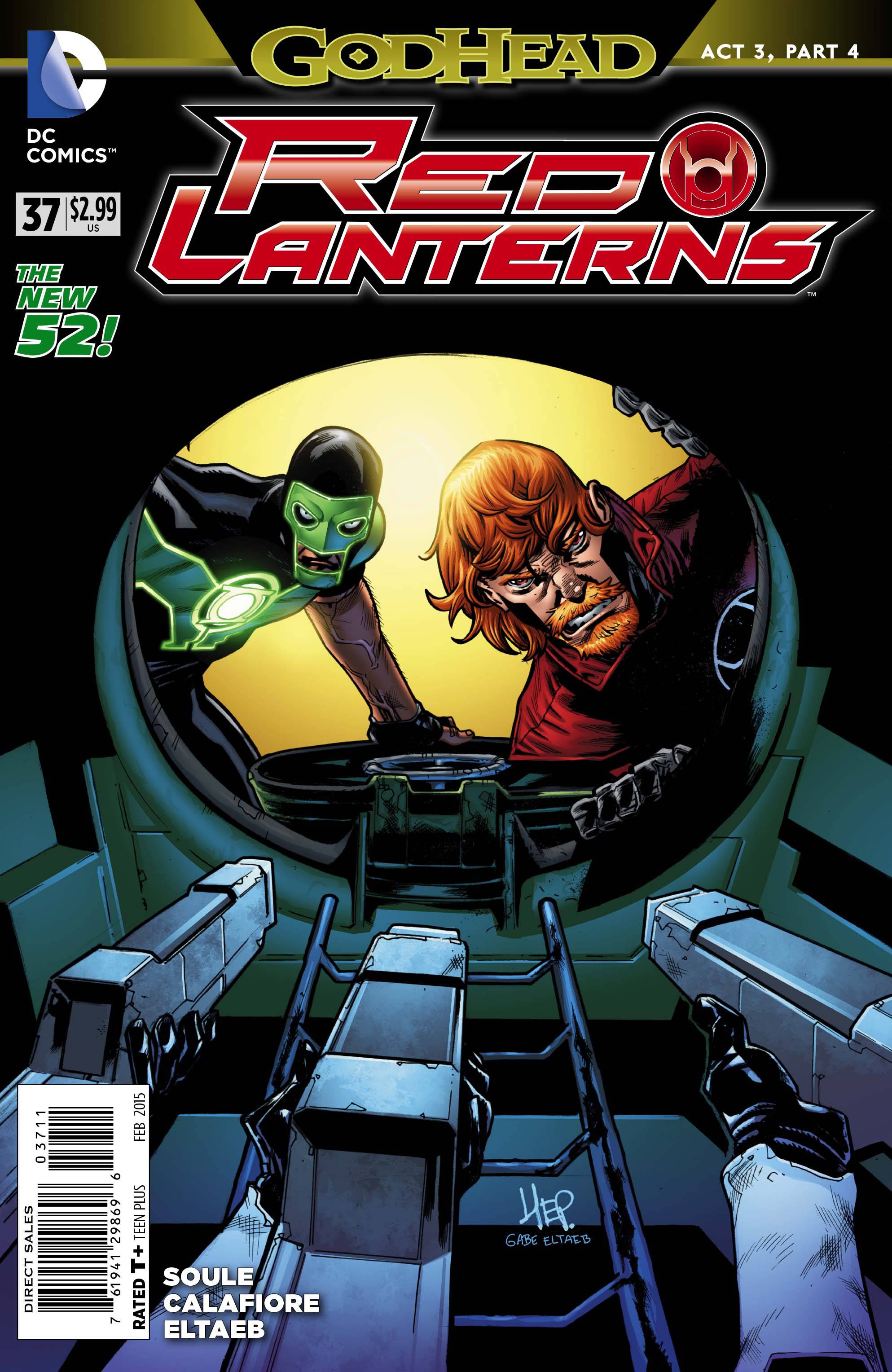 Red Lanterns #37 cover