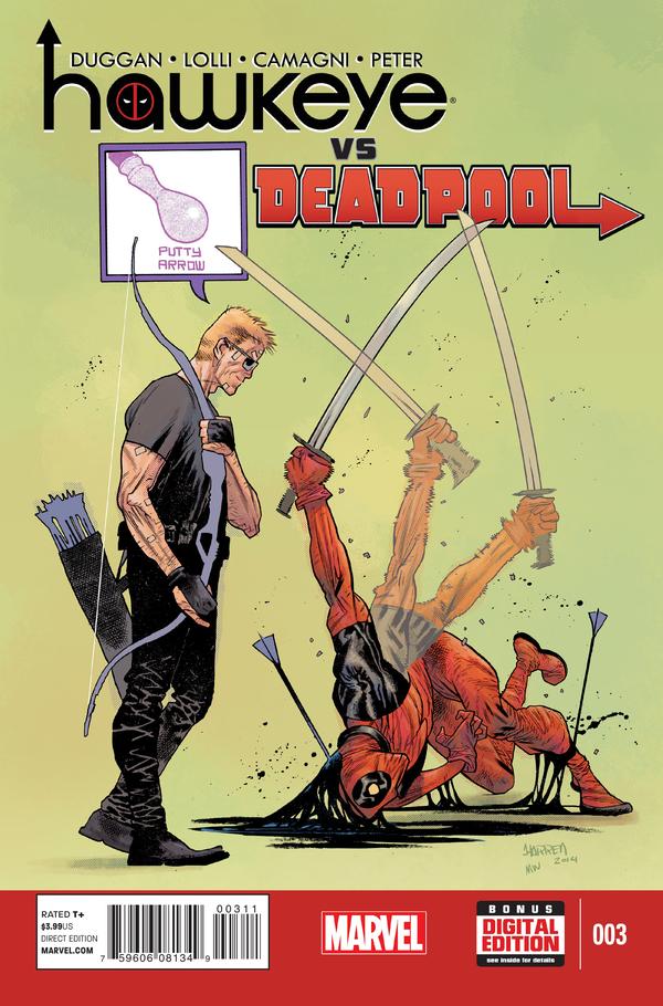 Hawkeye vs. Deadpool #3 cover