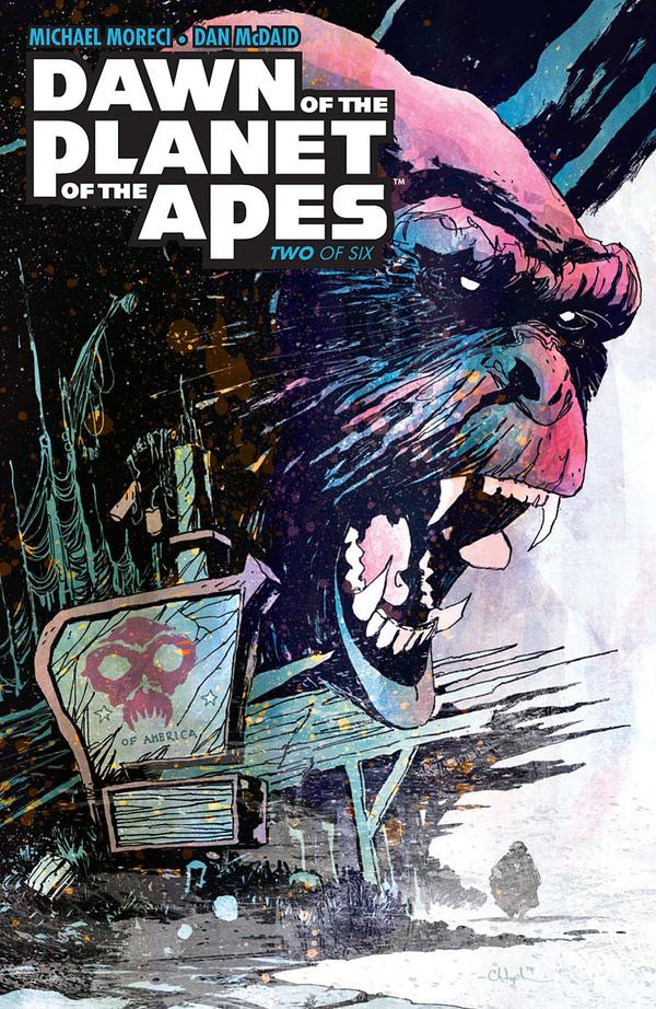 Dawn of the Planet of the Apes #2 cover