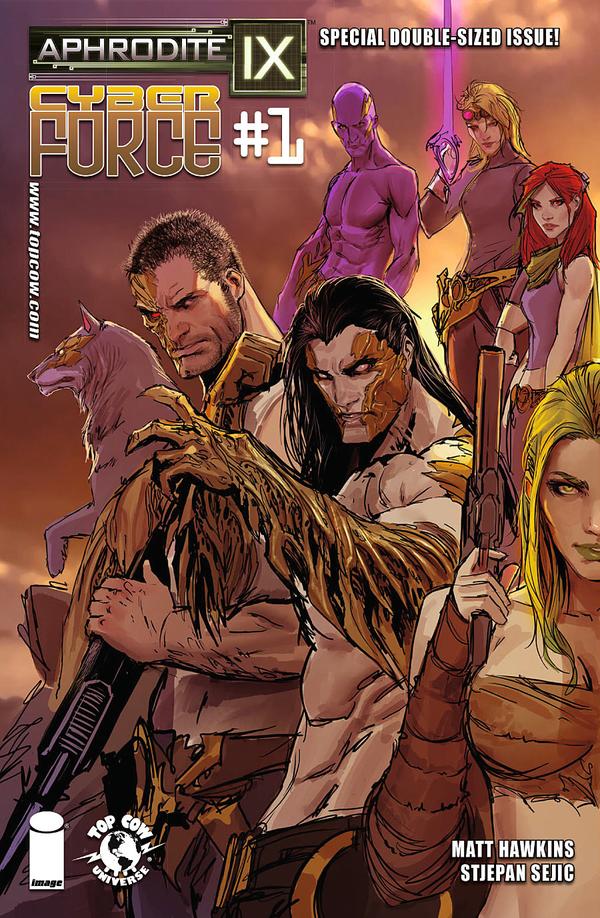 Aphrodite IX Cyber Force #1 cover