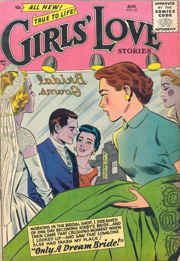 Girls' Love Stories #42 cover
