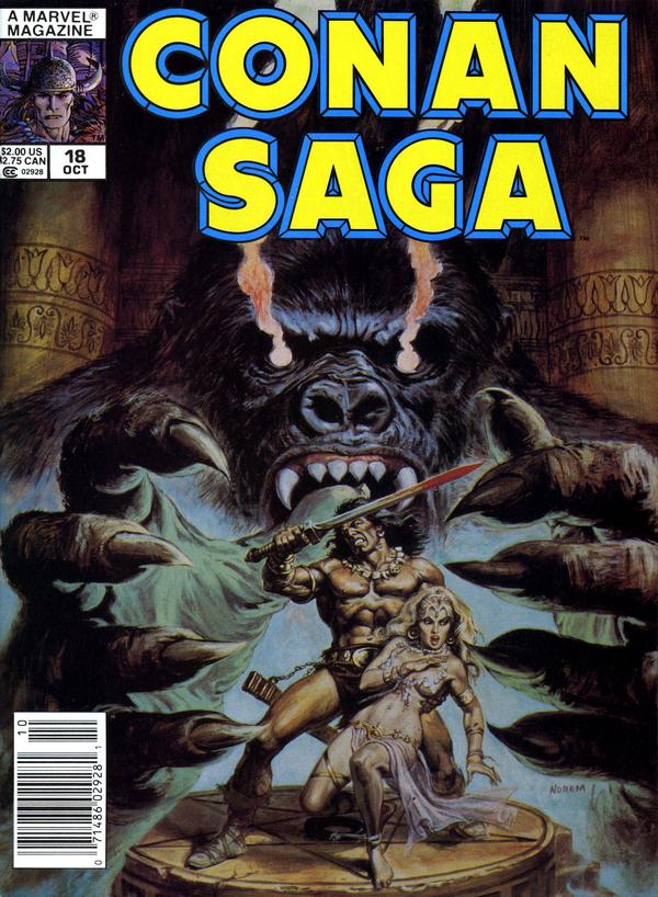 Conan Saga #18 cover