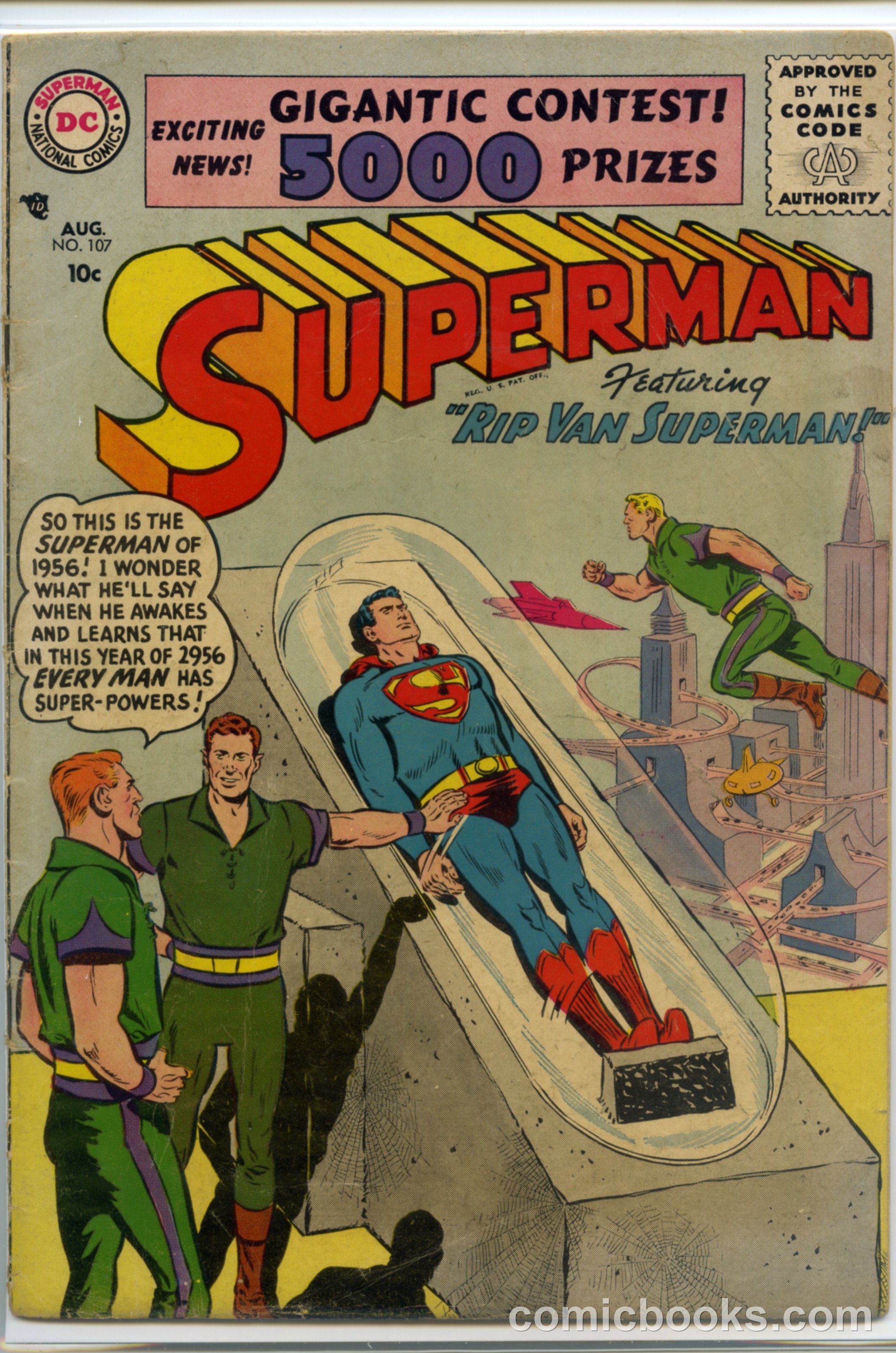 Superman #107 cover