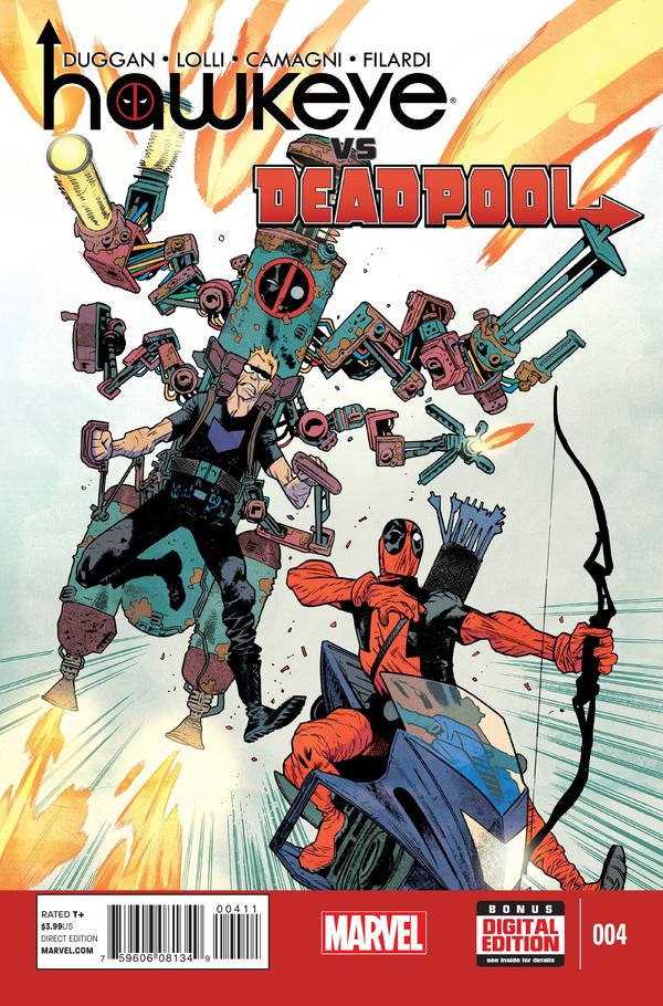 Hawkeye vs. Deadpool #4 cover