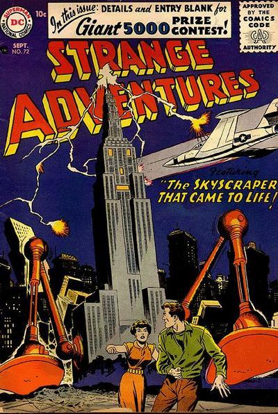 Strange Adventures #72 cover