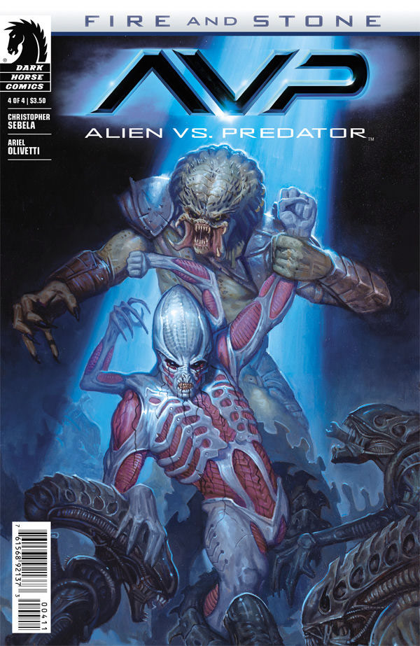 Alien vs. Predator: Fire and Stone #4 cover