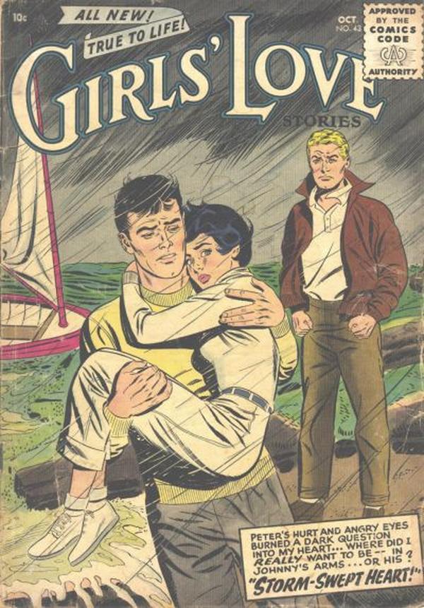 Girls' Love Stories #43 cover