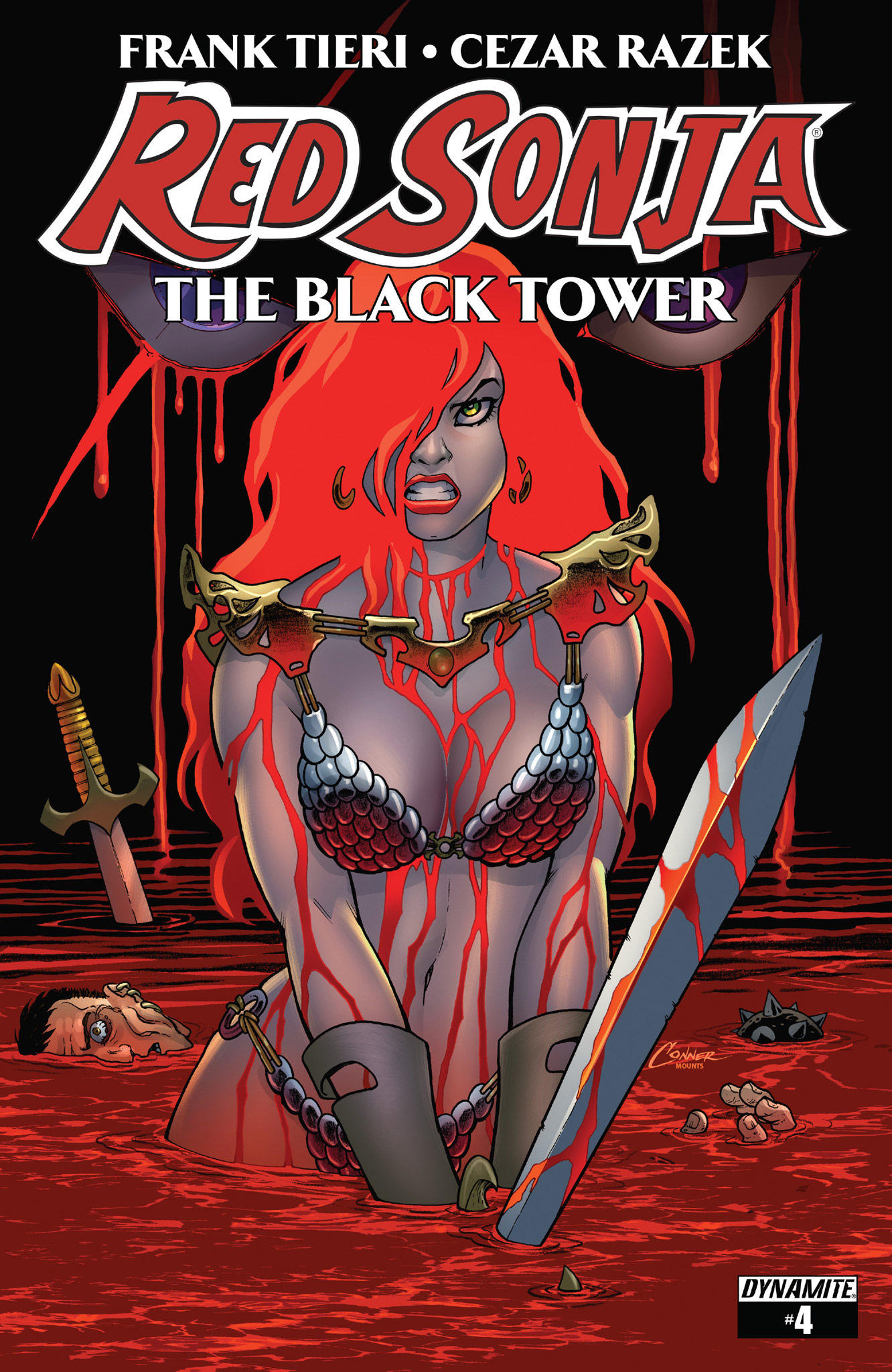 Red Sonja: The Black Tower #4 cover