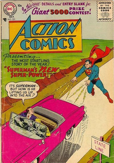 Action Comics #221 cover