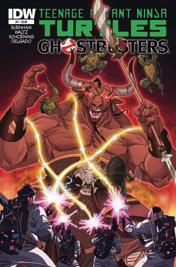 Teenage Mutant Ninja Turtles / Ghostbusters #4 cover