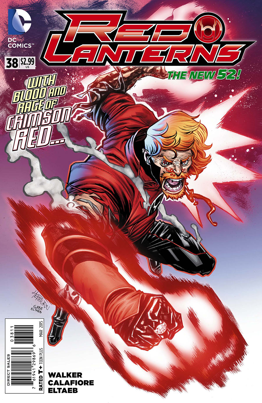 Red Lanterns #38 cover