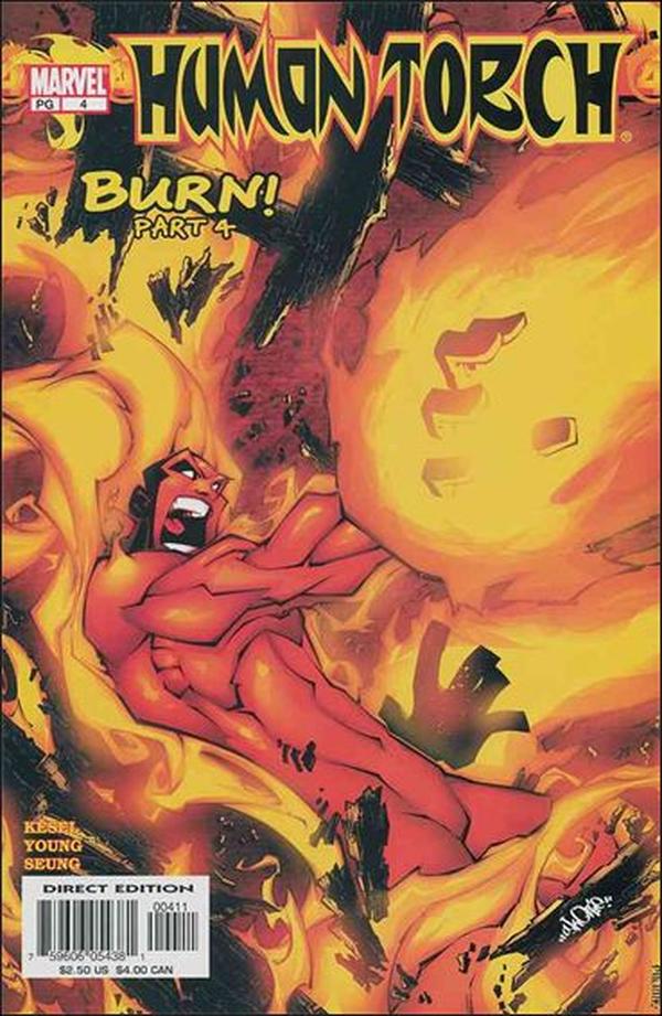 Human Torch #4 cover