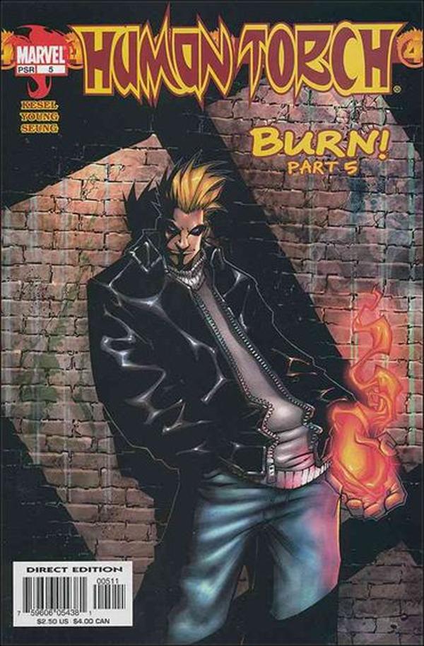 Human Torch #5 cover