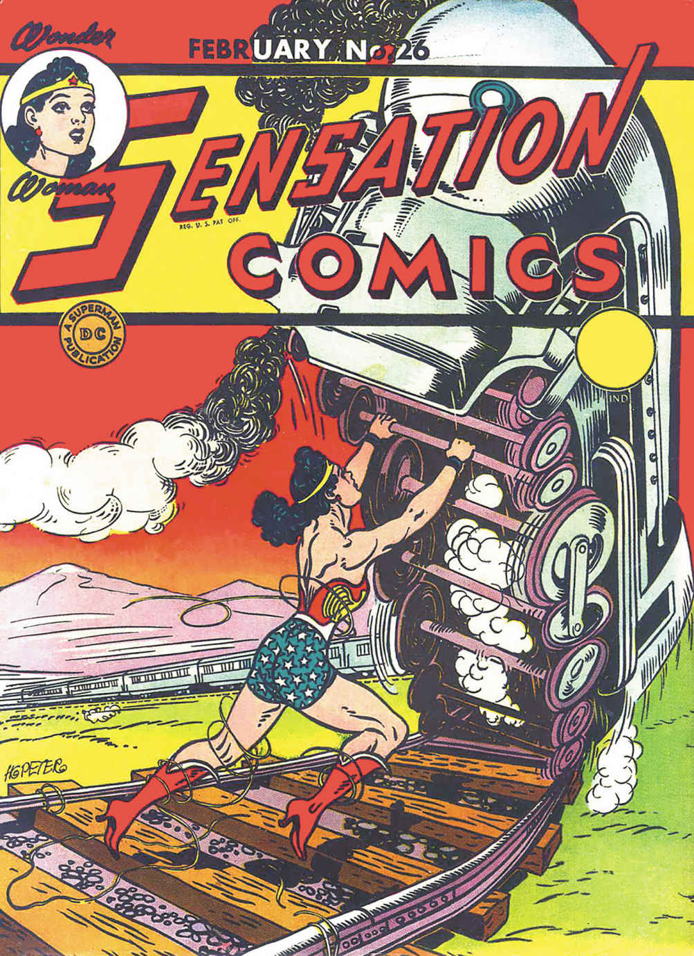 Sensation Comics #26 cover