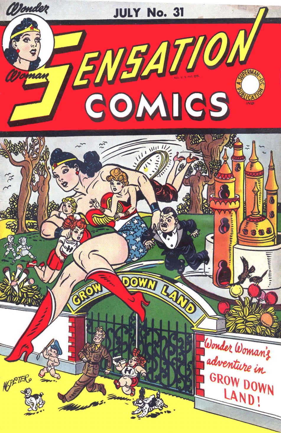 Sensation Comics #31 cover