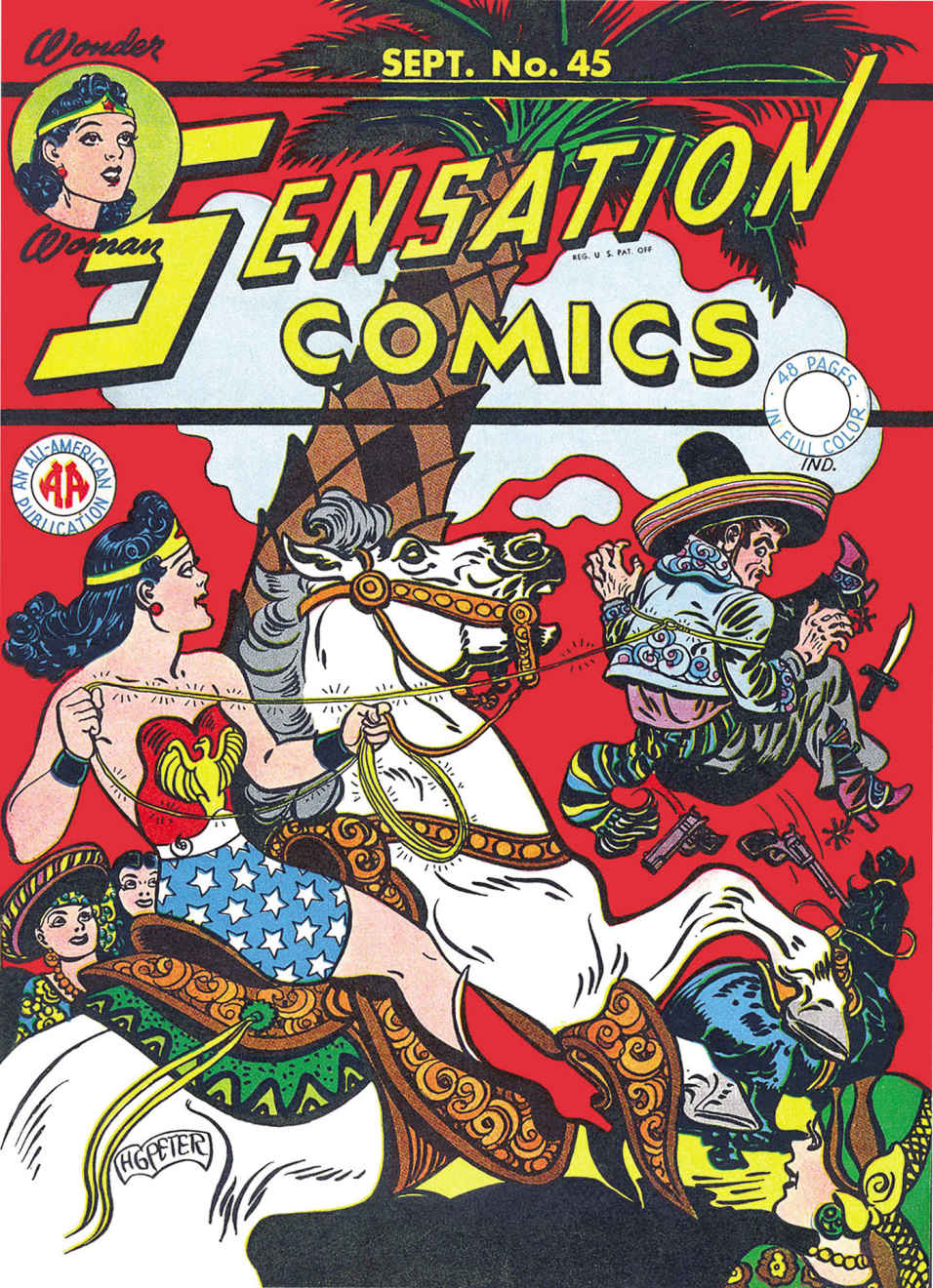 Sensation Comics #45 cover