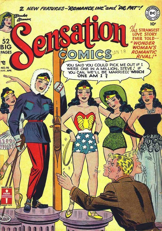 Sensation Comics #96 cover