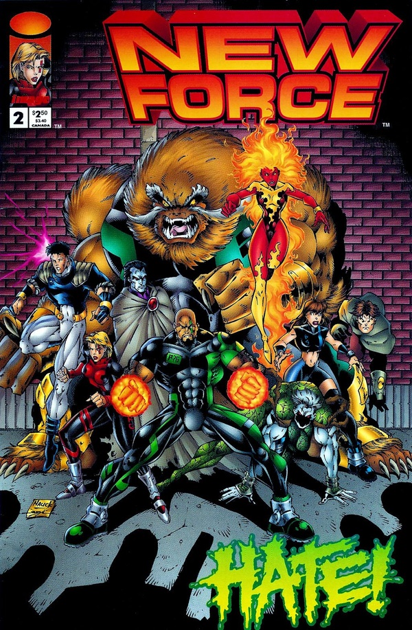 NewForce #2 cover