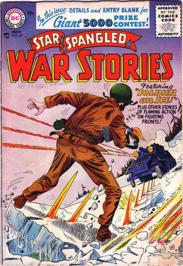 Star Spangled War Stories #51 cover