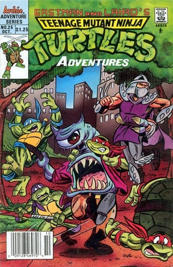 Teenage Mutant Ninja Turtles Adventures #25 cover