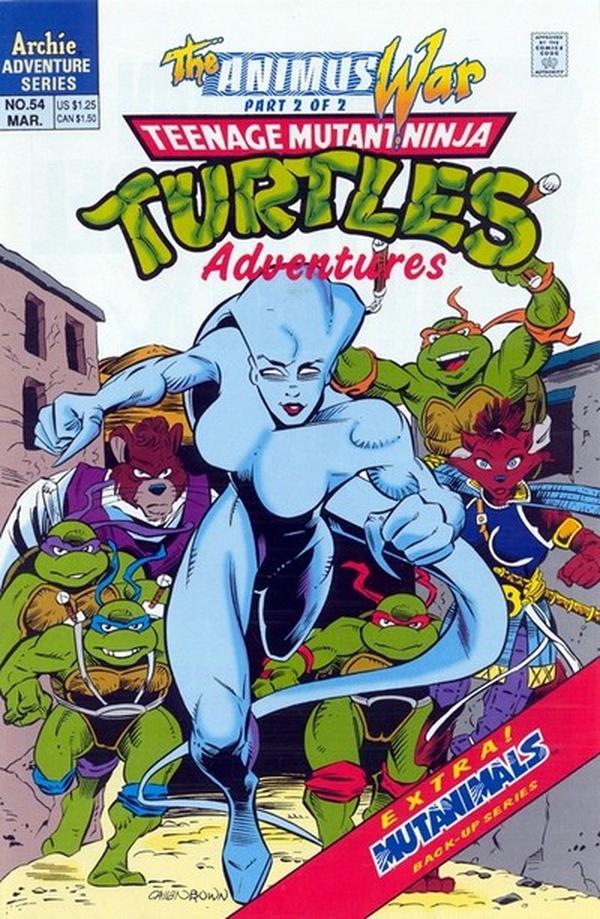 Teenage Mutant Ninja Turtles Adventures #54 cover