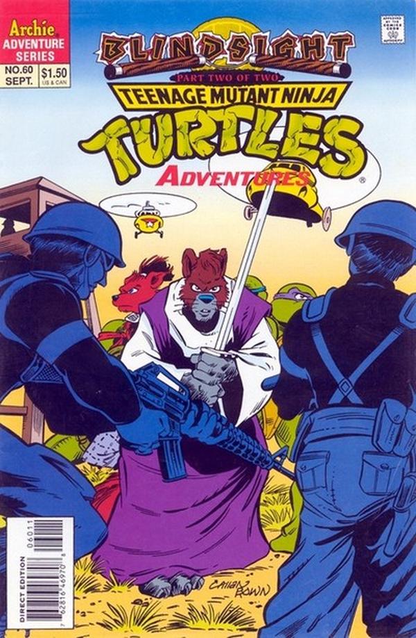 Teenage Mutant Ninja Turtles Adventures #60 cover