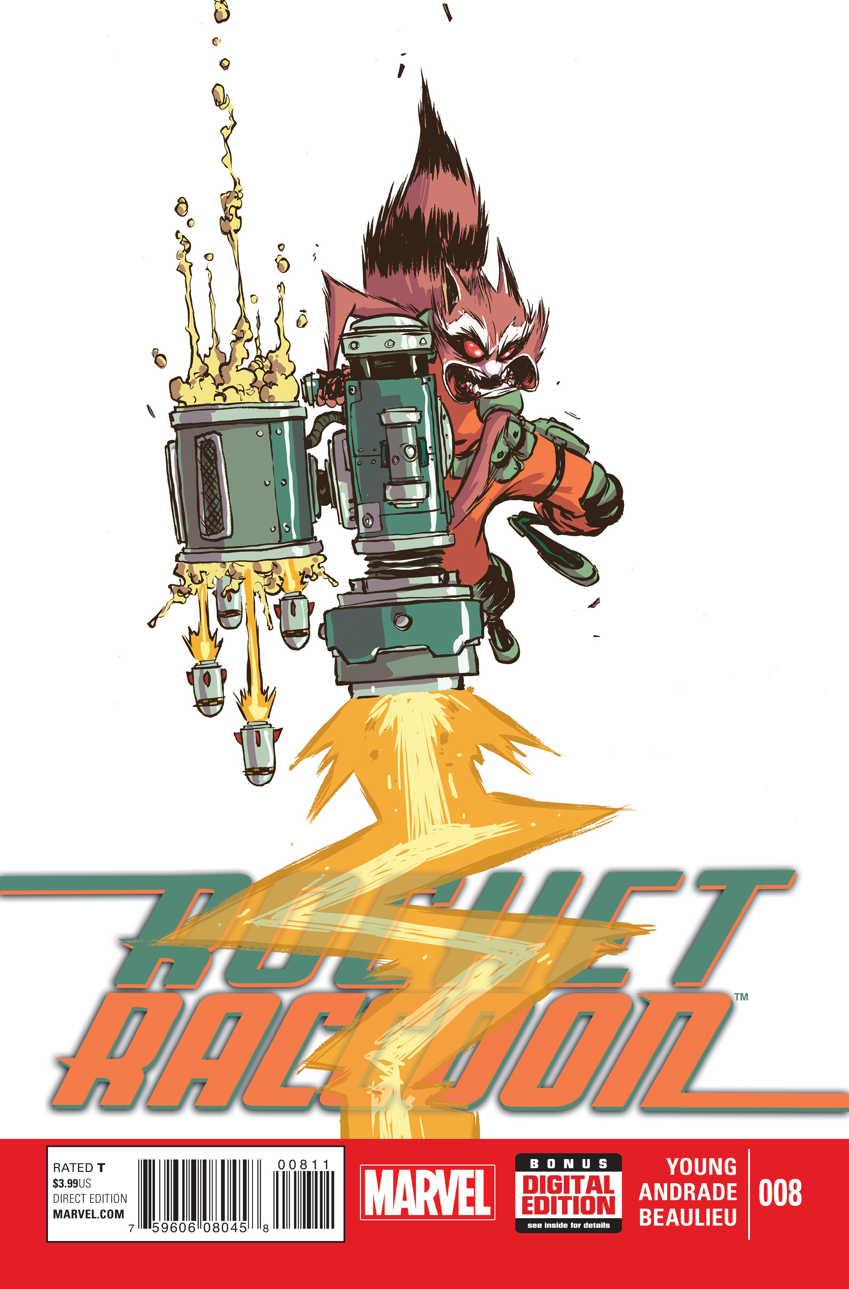 Rocket Raccoon #8 cover