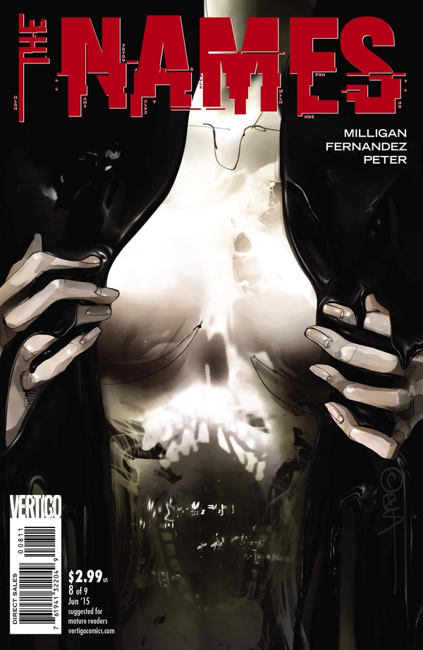 The Names #8 cover