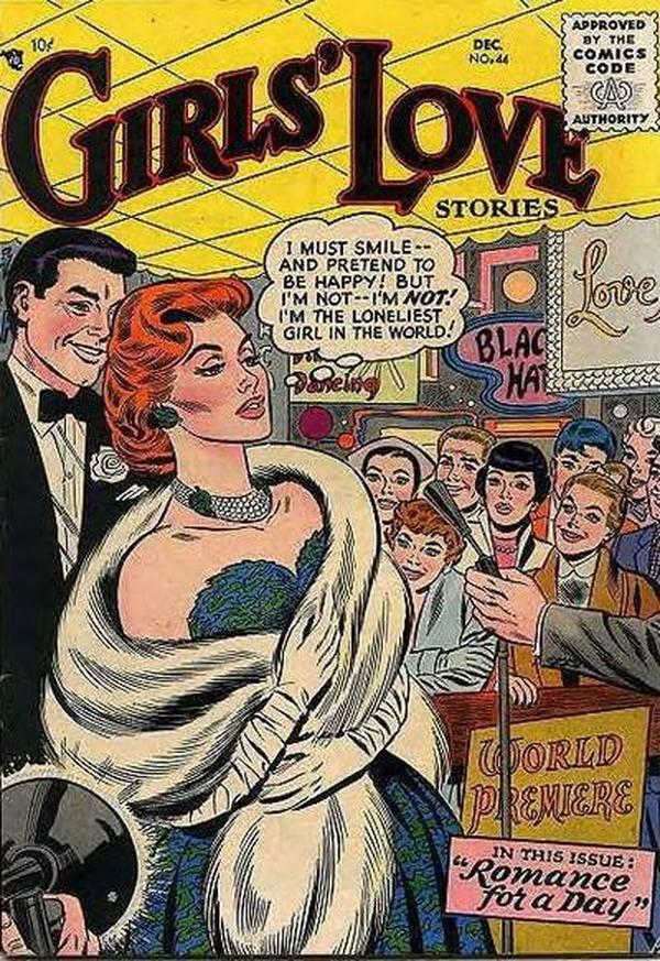 Girls' Love Stories #44 cover