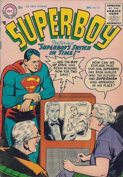 Superboy #53 cover