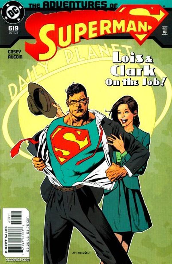 Adventures of Superman #619 cover