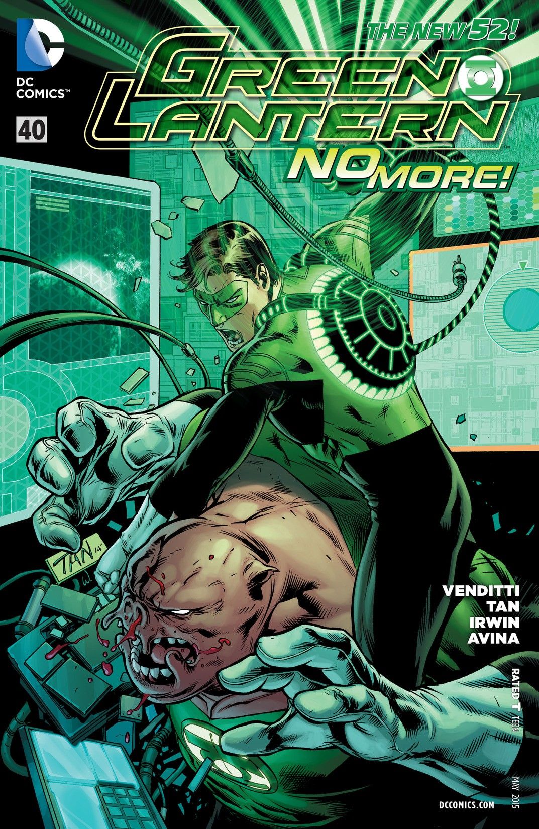 Green Lantern #40 cover