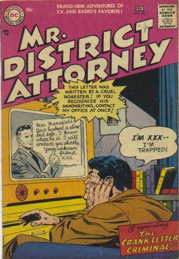 Mr. District Attorney #55 cover