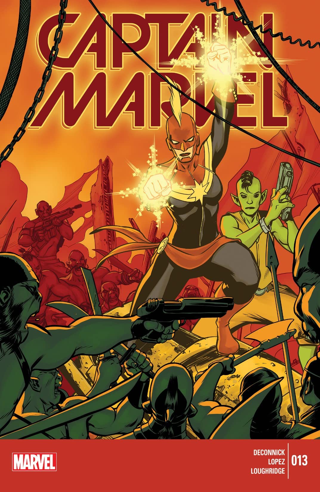 Captain Marvel #13 cover
