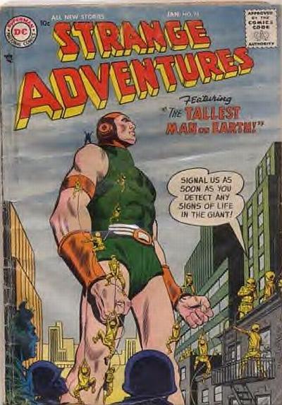 Strange Adventures #76 cover