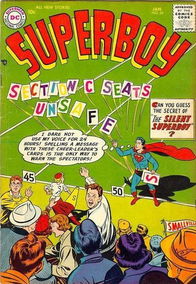 Superboy #54 cover