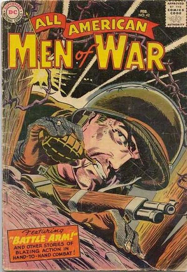 All-American Men of War #42 cover