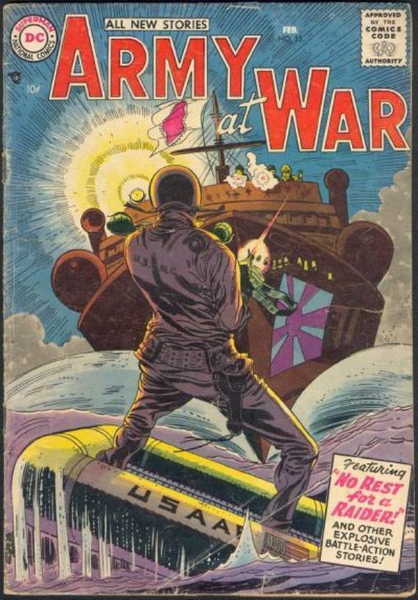 Our Army at War #55 cover