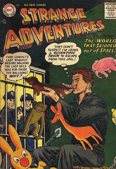 Strange Adventures #77 cover