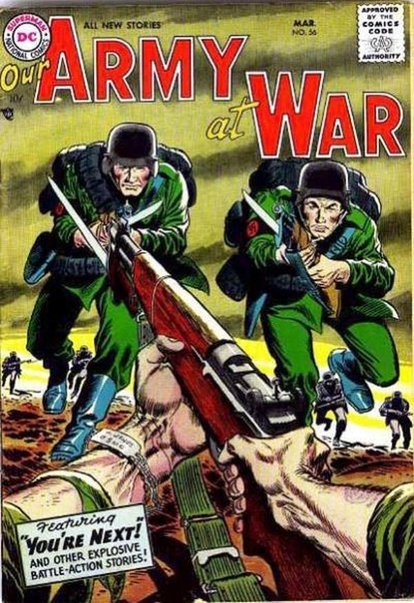 Our Army at War #56 cover