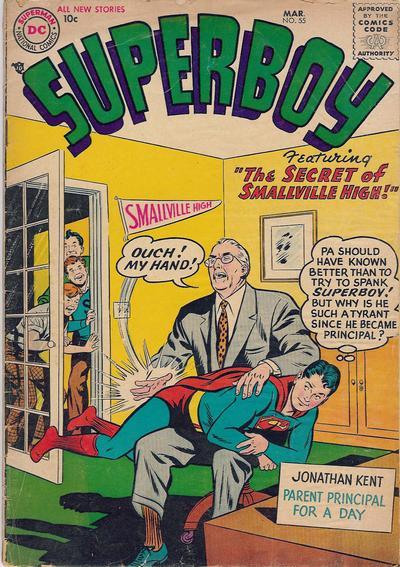 Superboy #55 cover