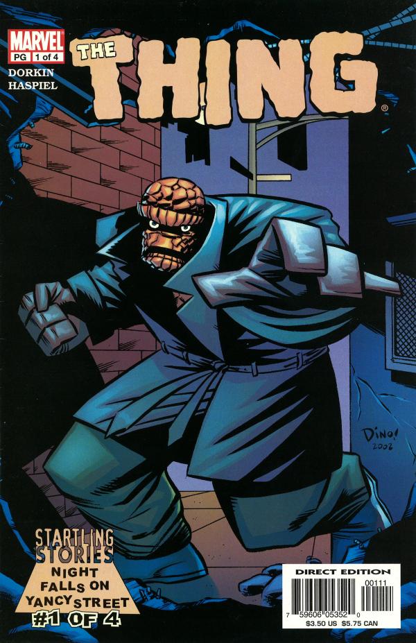 Startling Stories: The Thing - Night Falls on Yancy Street #1