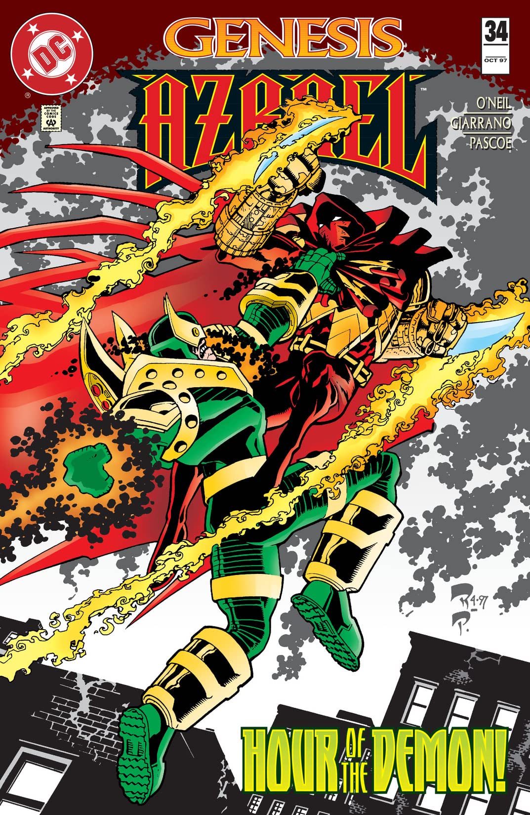 Azrael #34 cover