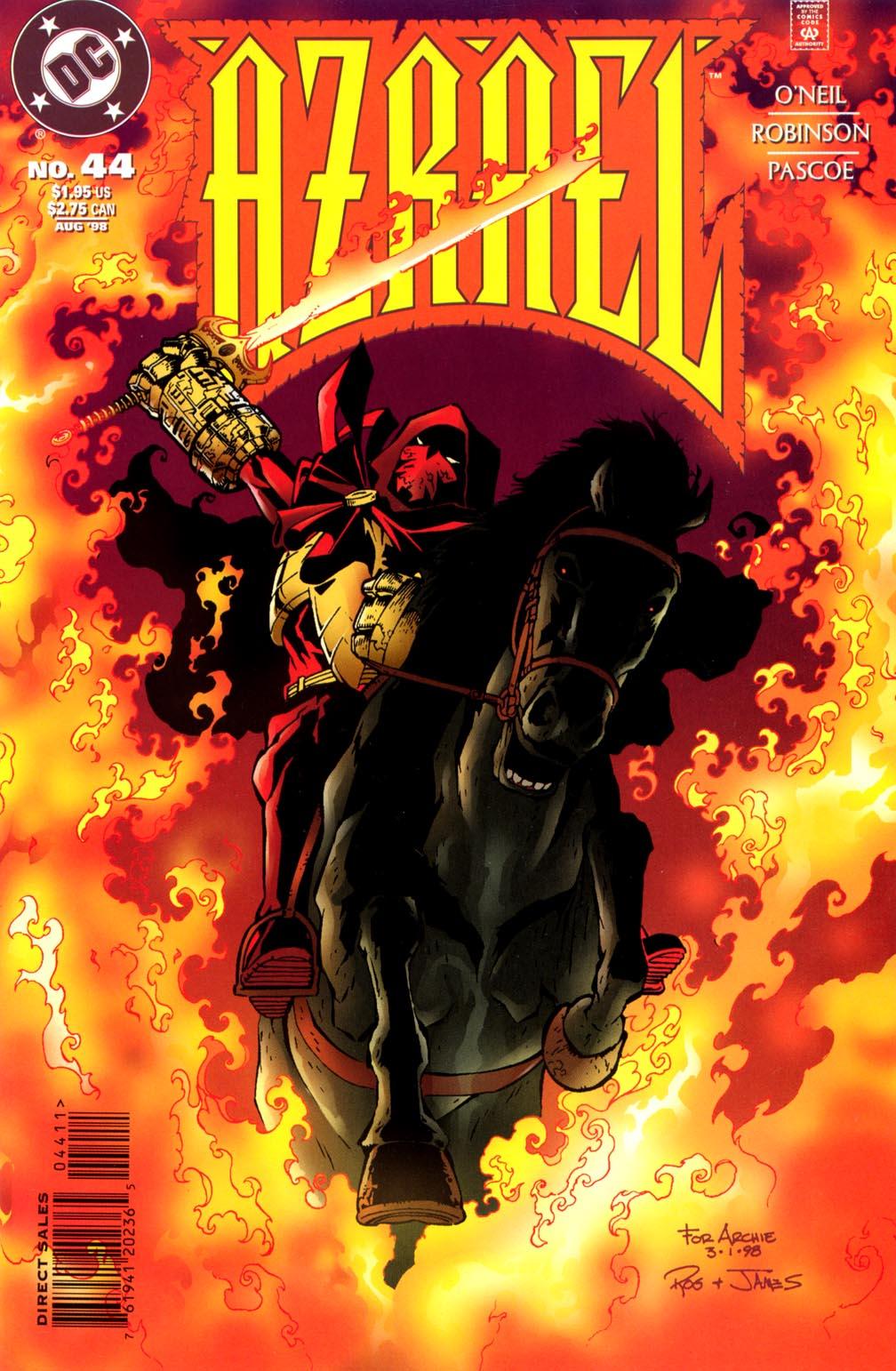 Azrael #44 cover