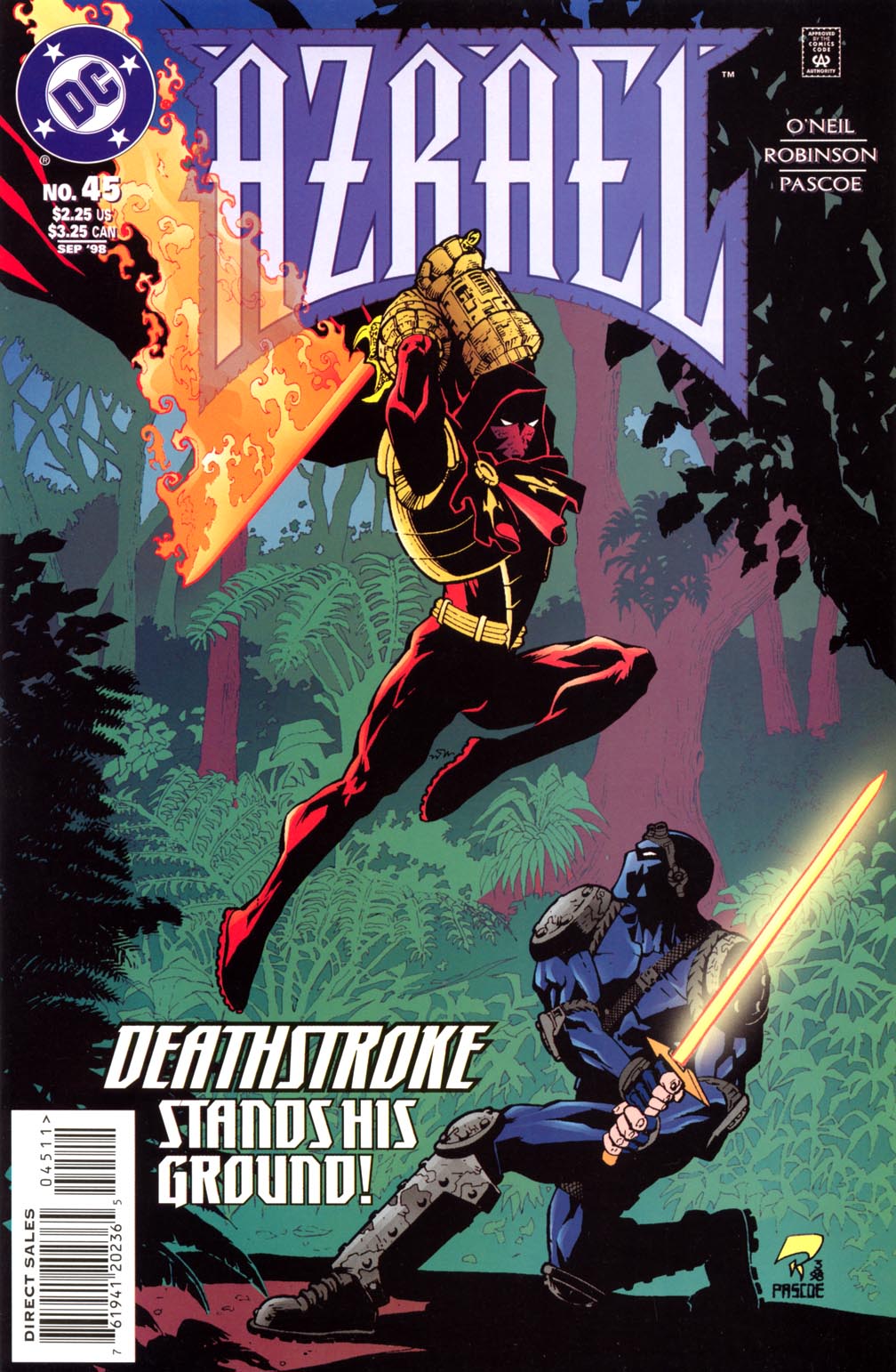 Azrael #45 cover