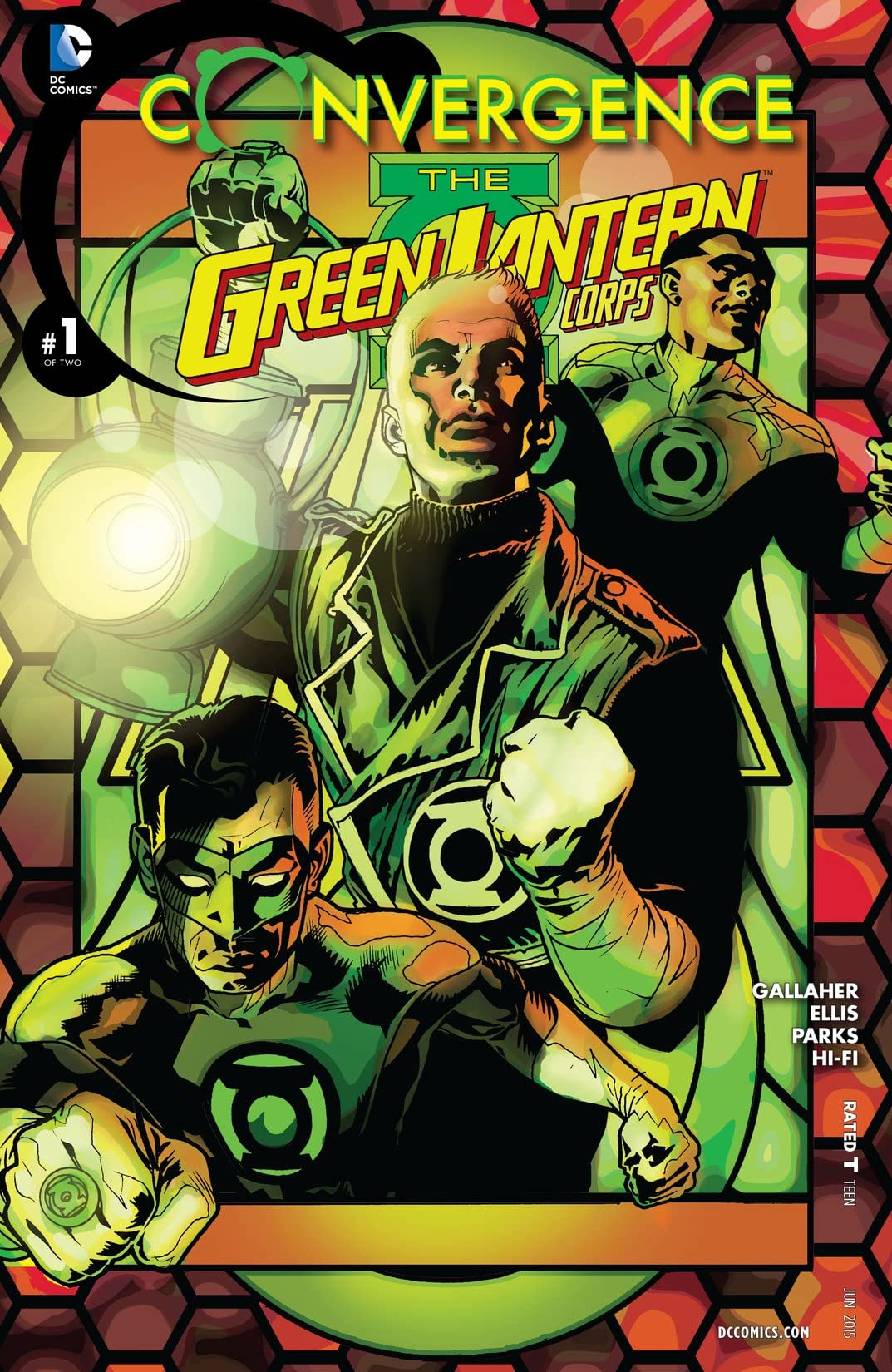Convergence Green Lantern Corps #1 cover