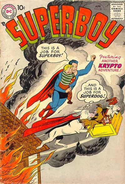 Superboy #56 cover