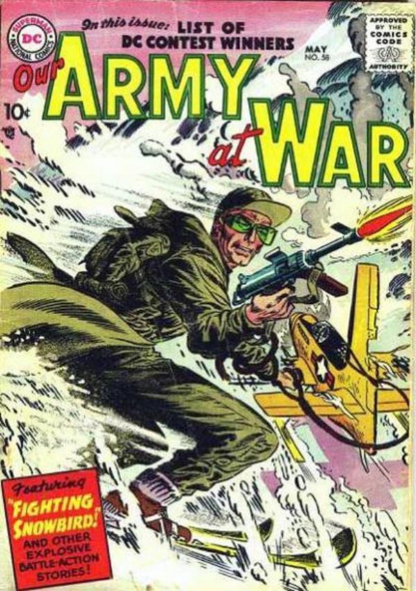Our Army at War #58 cover