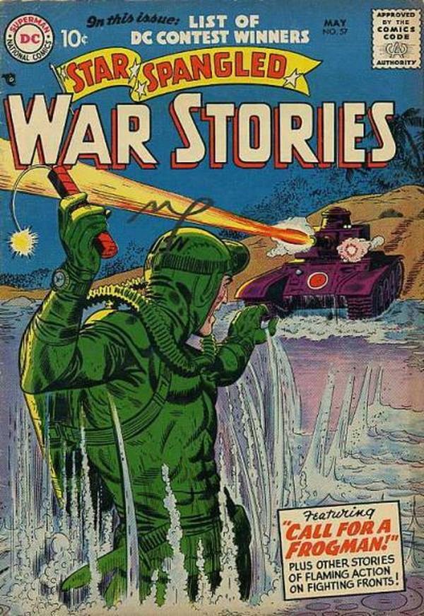 Star Spangled War Stories #57 cover