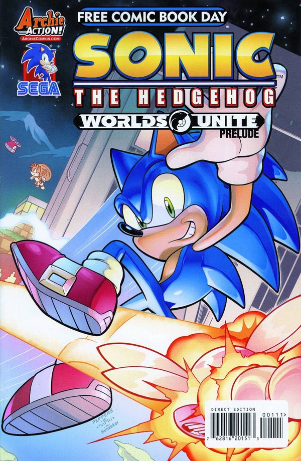 Sonic and Mega Man Worlds Unite, Free Comic Book Day Edition #1